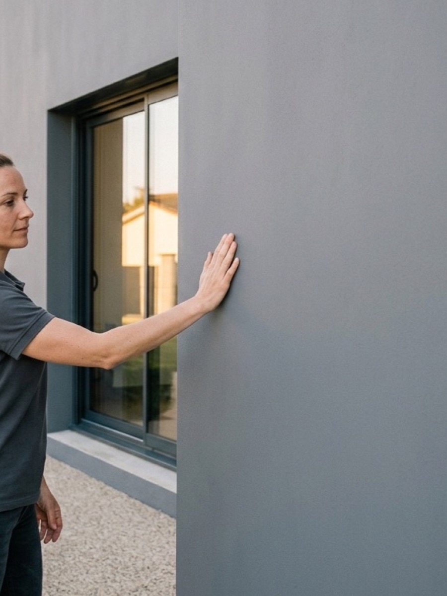 Ravalement d'une façade par un façadier qualifié